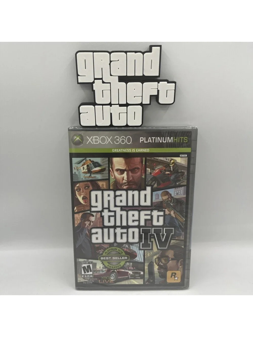 Grand Theft Auto IV (Xbox 360) BRAND NEW SEALED W/ Logo